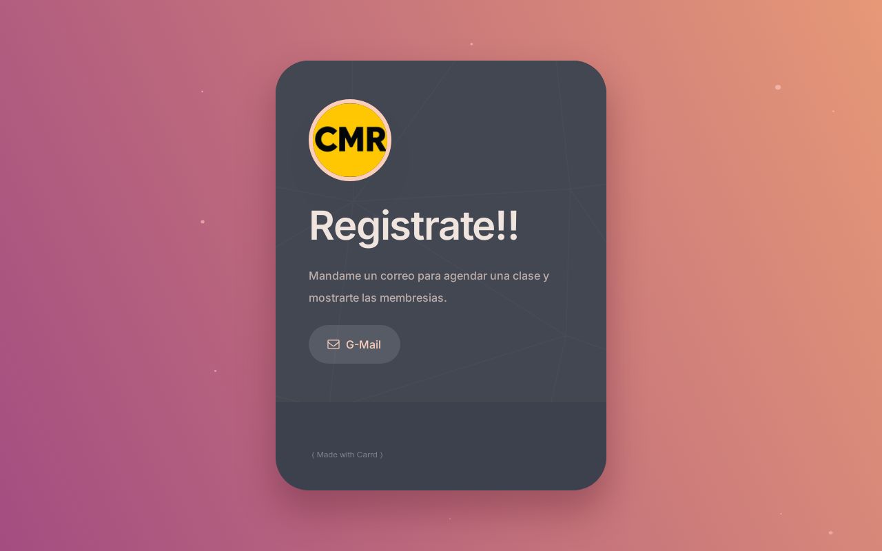 Carrd profile picture for @register